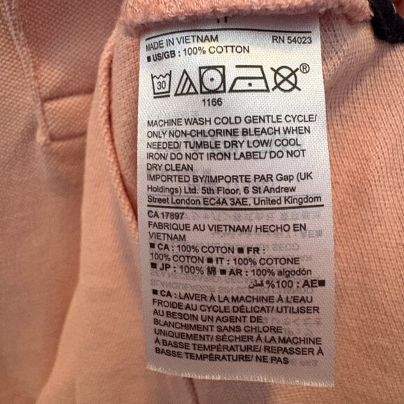Gap Men's XS Pink Polo Shirt - Picture 3 of 7